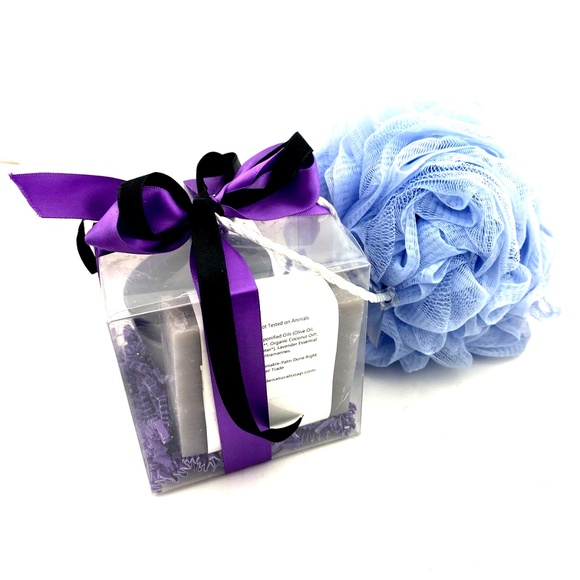 Lavender Soap Gift Set Box Lotion Christmas Gift Spa Natural Women Handmade - Picture 3 of 5